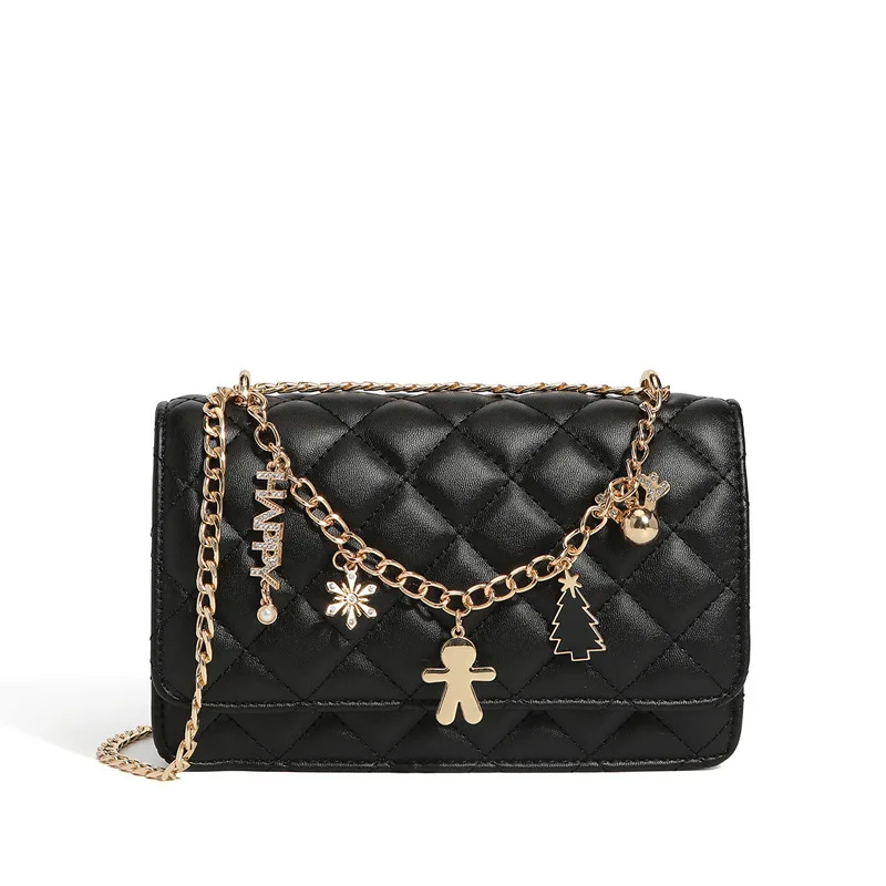 

Lingge Female Messenger Crossbody Shoulder Tote Bag for Women Handbag Luxury Designer Women's Fashion Bag 2022 Trend Phone Small