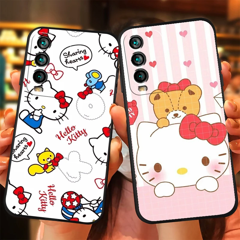 

NEW Hello Kitty Phone Cases For Xiaomi Redmi Note 10 10S 10 Pro POCO F3 GT X3 GT M3 Pro X3 NFC Coque Back Cover
