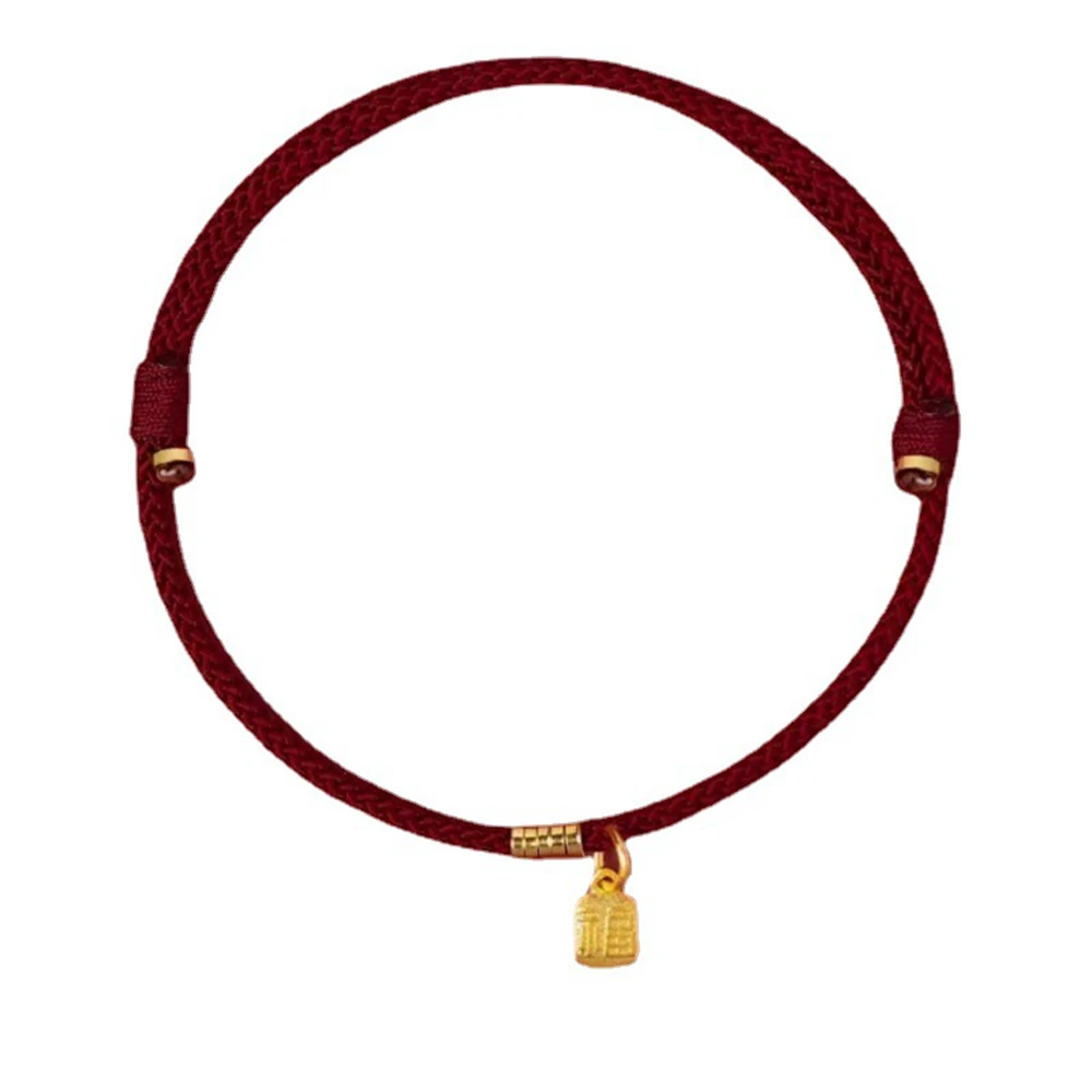 Браслет с красной нитью для женщин и мужчин защитный браслет ручной работы на