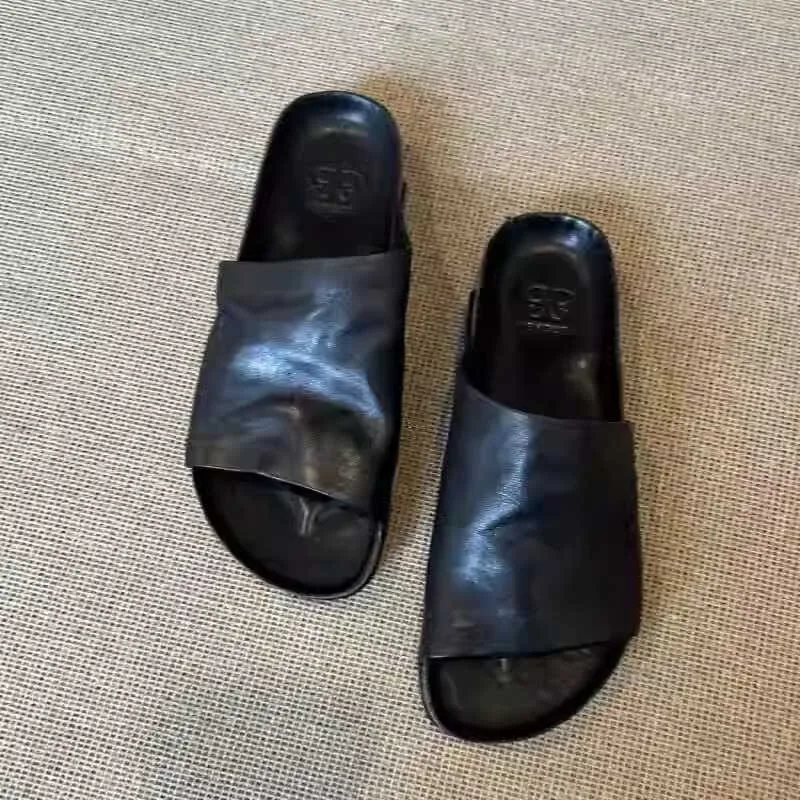 Женские тапочки Boken лето 2024 нескользящие сандалии на толстой подошве обувь для