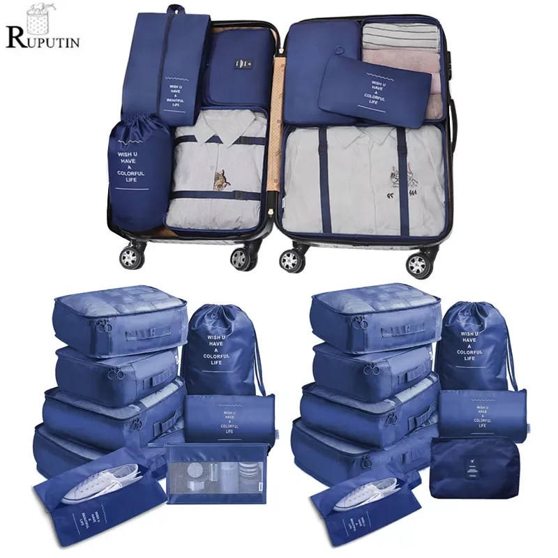 

NEW2023 Portable Travel Storage Bags Suitcase Packaging Bags Luggage Storage Organizer for Clothes Underwear Shoe Cosmetic Tidy