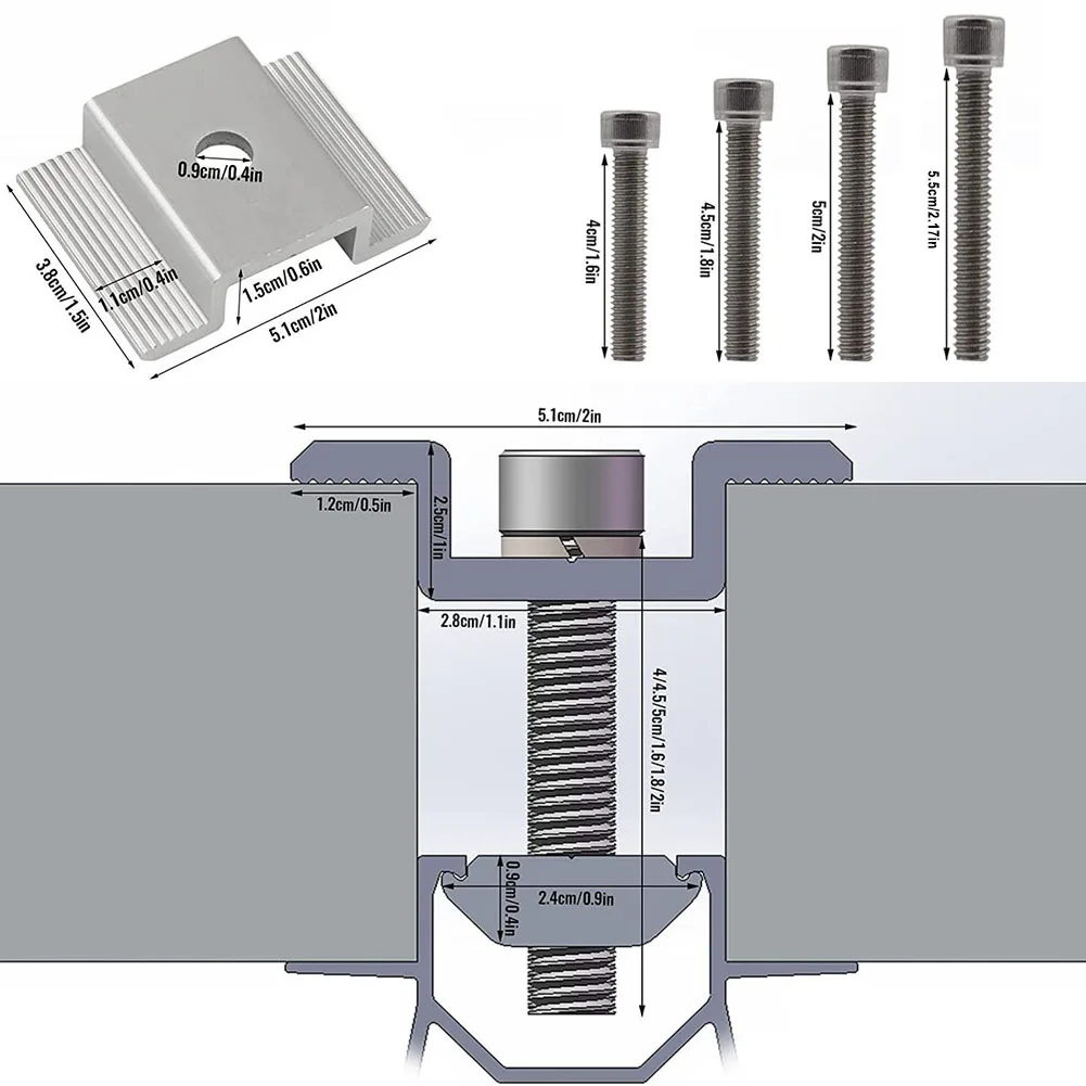 

High Quality Photovoltaic Panel Accessories Solar Panel Bracket Aluminum Alloy 12set Photovoltaic Panel Bracket