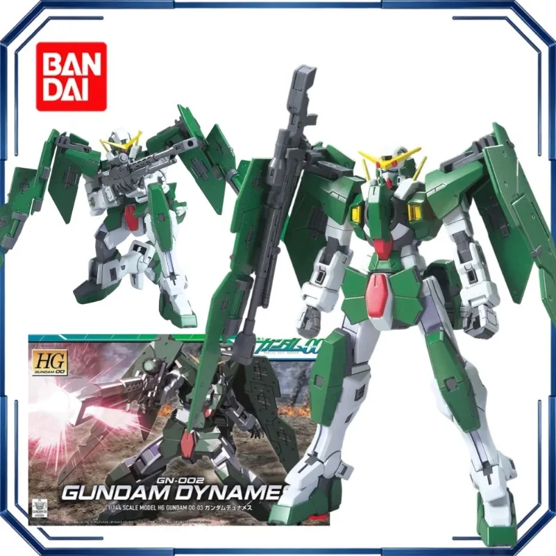 Фото Фигурки Bandai серии HG GN-002 Дайнамес Гандам, модель из аниме «Гандам 00», игрушки для демонстрации, подарки, оригинальная упаковка, коллекция. №2