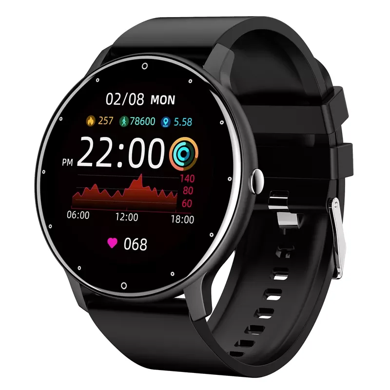 

Watch ZL02D New Women Men Lady Sport Fitness Smartwatch Sleep Heart Rate Waterproof Watches For IOS Android ZL02