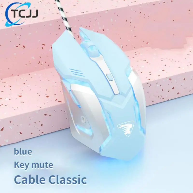 

Эргономичная игровая мышь 3200dpi, Офисная Бытовая компьютерная мышь, проводная мышь для электронных видов спорта, светящаяся Usb Проводная мыш...