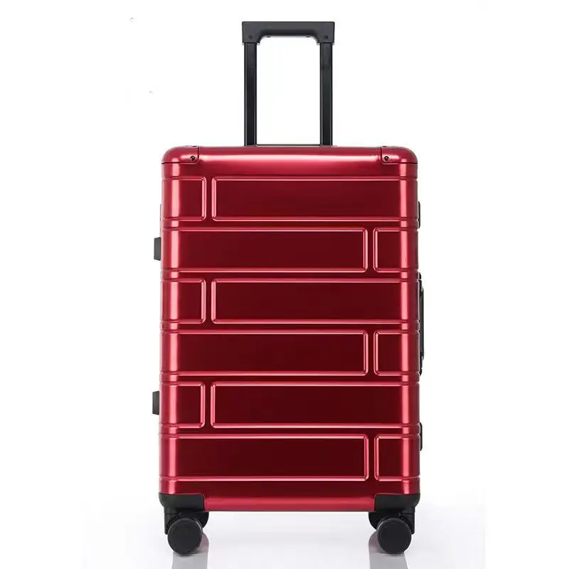 All Aluminum Suitcase 24 Inch Aluminum Frame Universal Wheel Trolley Case 20 Inch Password Boarding Case Portable Case