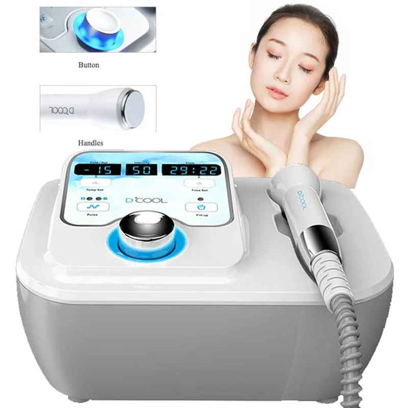 

2023 New Slimming Dcool Portable Cool Hot EMS For Skin Tightening Anti Puffiness Facial Electroporation Machine Beauty Device