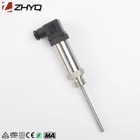 full stainless steel 4 20ma output smart boiler water pt100 temperature indicating transmitter transducer