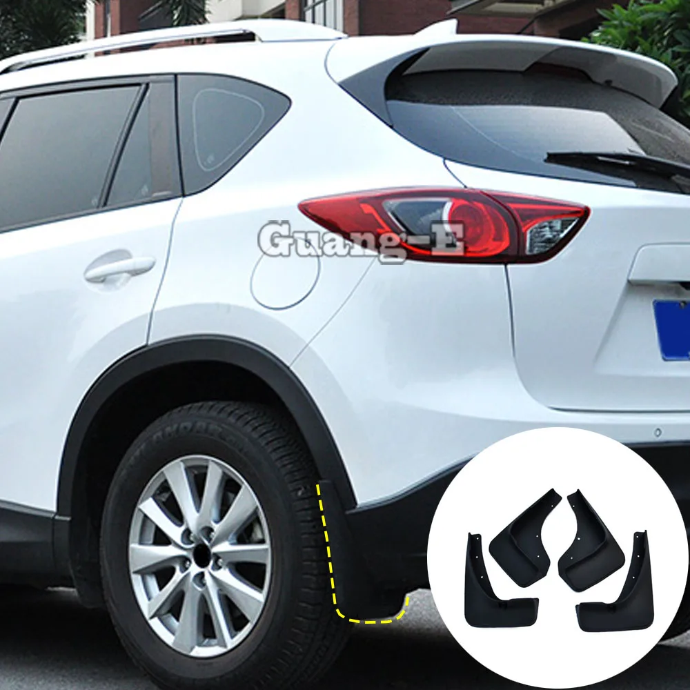 

Car Cover Plastic Fender Soft Mudguard Protect Flap Splash Mud Guard Frame Molding For Mazda CX-5 CX5 2012 2013 2014 2015 2016