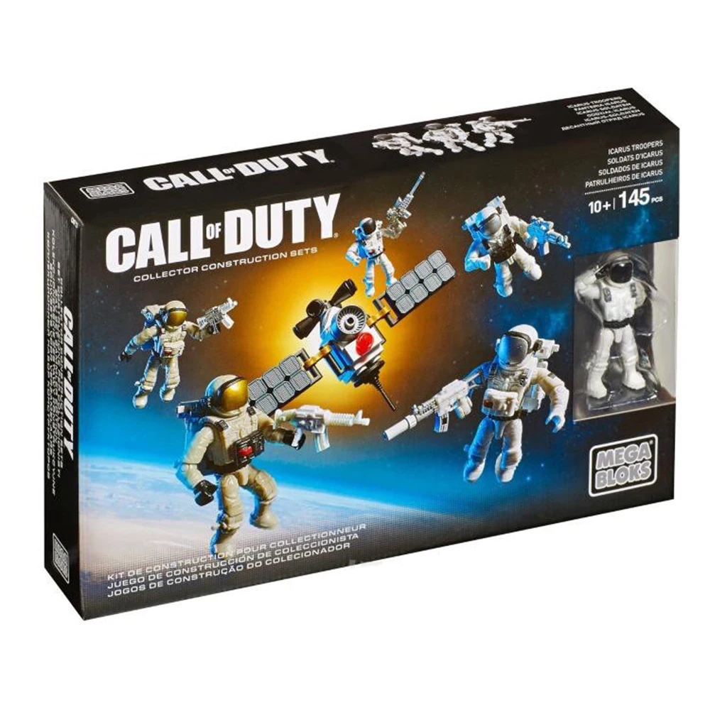 Игрушки Mega Bloks из аниме-конструктора экшн-фигурка солдата икаруса Call of Duty Space War