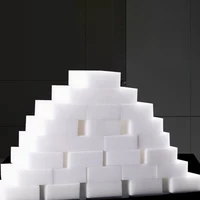 50 pcslot white sponge multi functional magic sponge eraser for kitchen office bathroom clean accessories 1006020mm