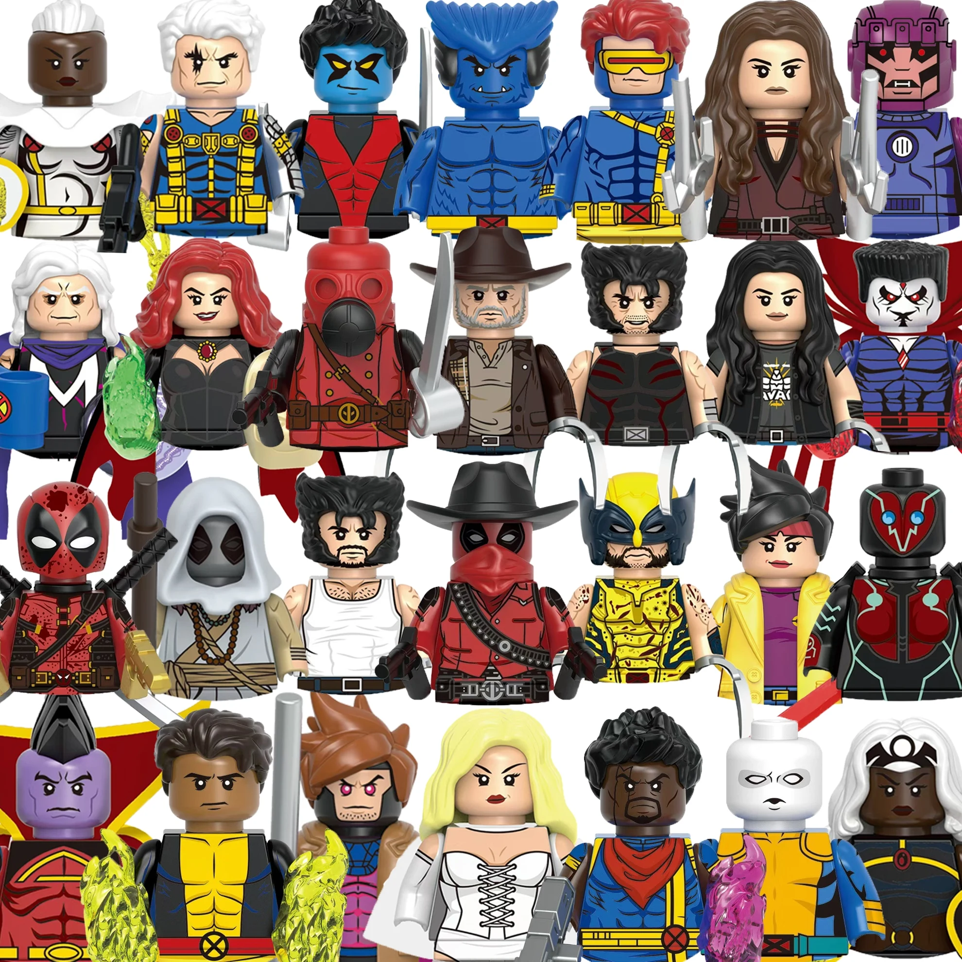 Marvel Wolverine Mr. Sinister классический персонаж строительные блоки кирпичная игрушка