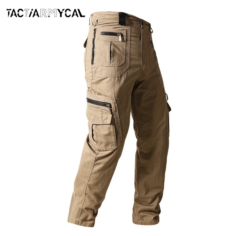 

Cargo Pants Cotton Tactical Pants Men Multi Pockets Casual Pants Military Army Traninig Work Trousers For Man 2023 Plus Size 5XL