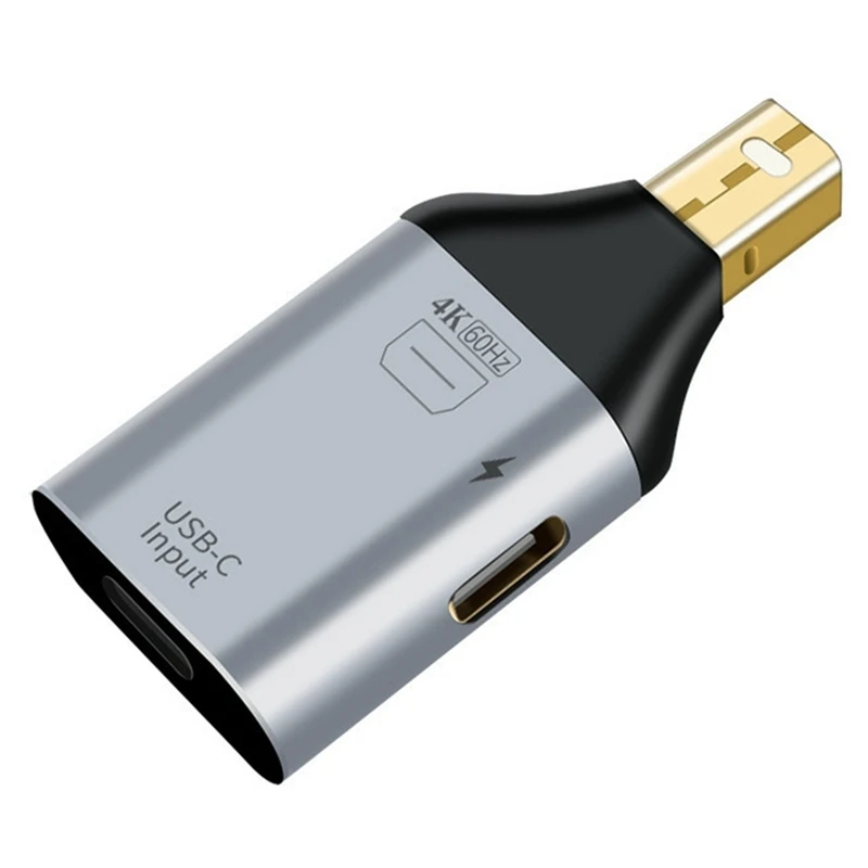 Адаптер USB C Type-C мама на совместимый адаптер DP Minidp папа HD Video 4K при 60 Гц