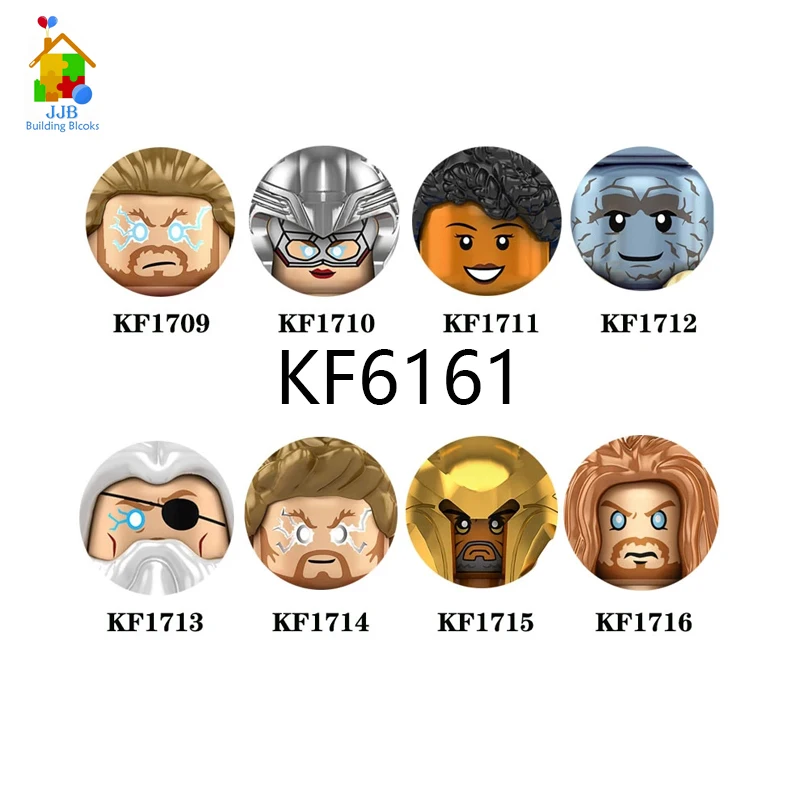 

KF6161, конструктор из фильма WM6054, фигурки героев мультфильма «сделай сам», Сборная модель, набор для строительства, развивающие игрушки, подарки WM2417B