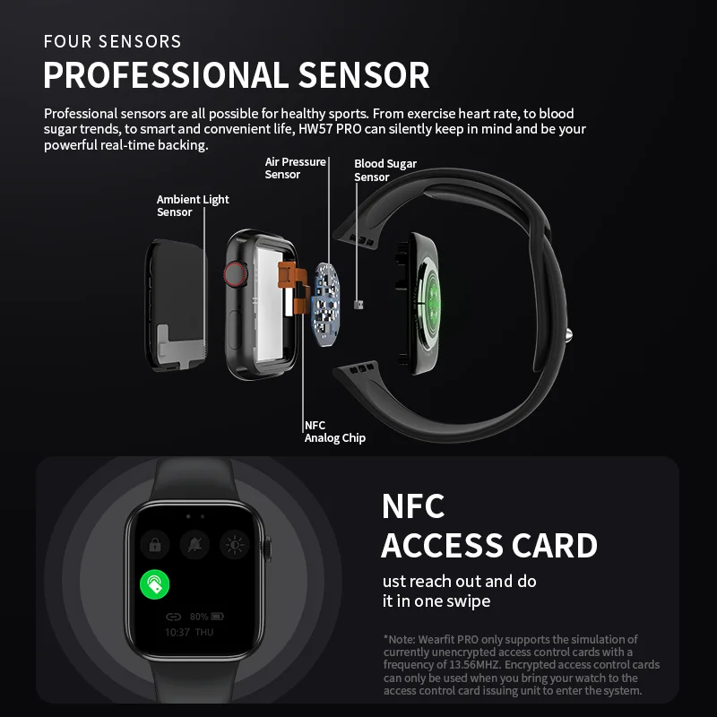 Смарт-часы HW57 Pro для мужчин и женщин умные часы с поддержкой голосового помощника