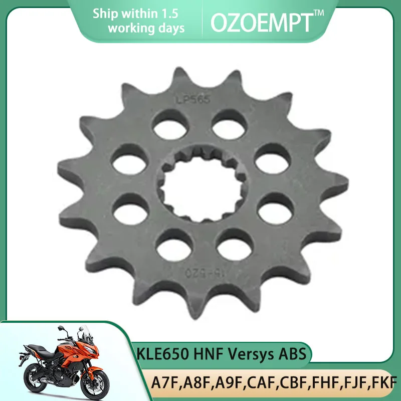 Передняя Звездочка для мотоцикла OZOEMPT 520-15T, подходит для KLE650 A7F,A8F,A9F, fcc, CBF,CCF,CDF,DEF,FGF,FHF,FJF,FKF Versys HNF Versys ABS