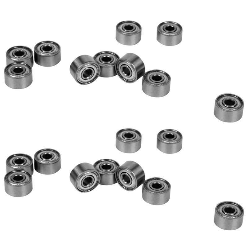 

20Pcs Miniature Rubber Sealed Metal Shielded Metric Radial Ball Bearing Model: 692 ZZ 2X6X3MM