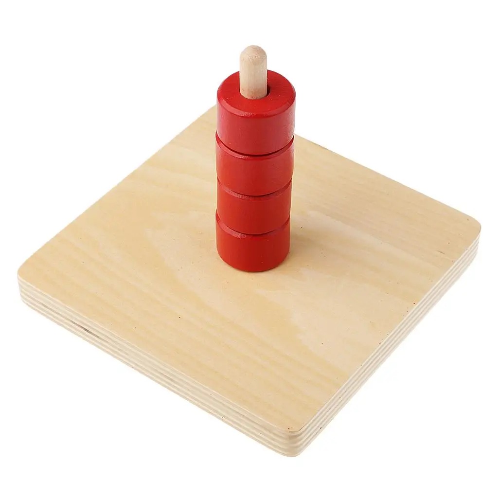 

Игрушки Монтессори, игрушки для детей, деревянные цилиндрические вертикальные