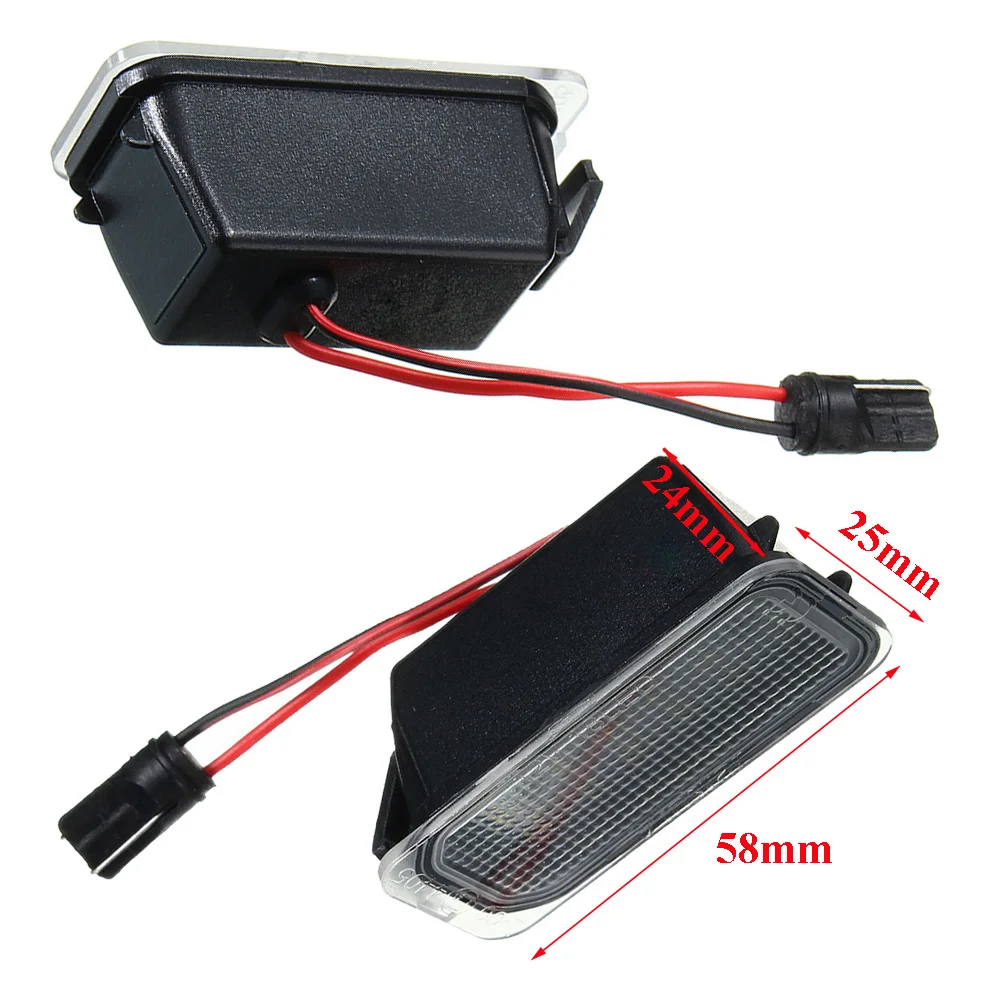 2X светодиодный номерной знак для Ford FOCUS MK II FIESTA VII MONDEO IV KUGA светильник 2008-2019