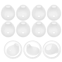 earbud covers replacement ear tips silicone earplug tips compatible with s6 edge earphone cover earplug cap 10 pairs white
