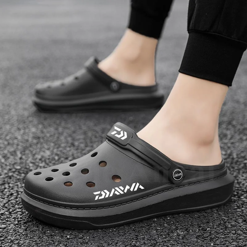 

Daiwa Outdoor Men's Women Breathable Hollow Out Garden Shoes Sports Lightweight Travel Hiking Camping Eva Beach Slippers