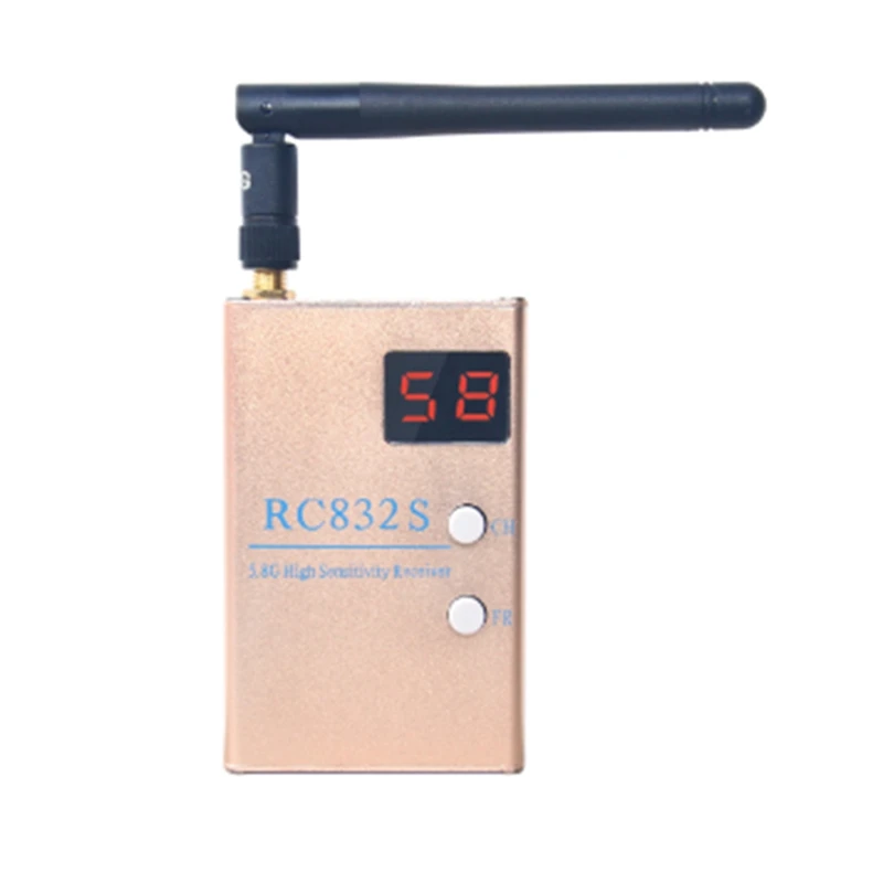 Приемник высокой чувствительности FPV RC832 RC832H 5 8G 48CH 600Mw для аэрофотосъемки 8 Ghz AV с A/V