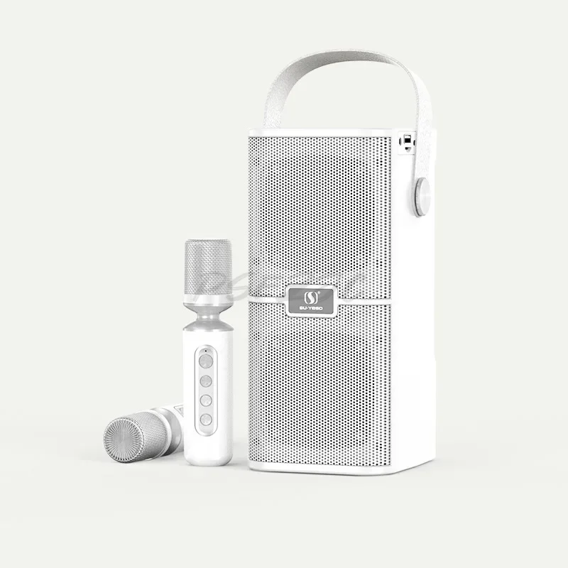 Внешний беспроводной Bluetooth-динамик YS-218 с двумя микрофонами KTV 3 дюйма