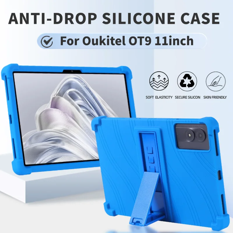 Для планшета Oukitel OT9 11 дюймов противоударный чехол мягкая силиконовая подставка