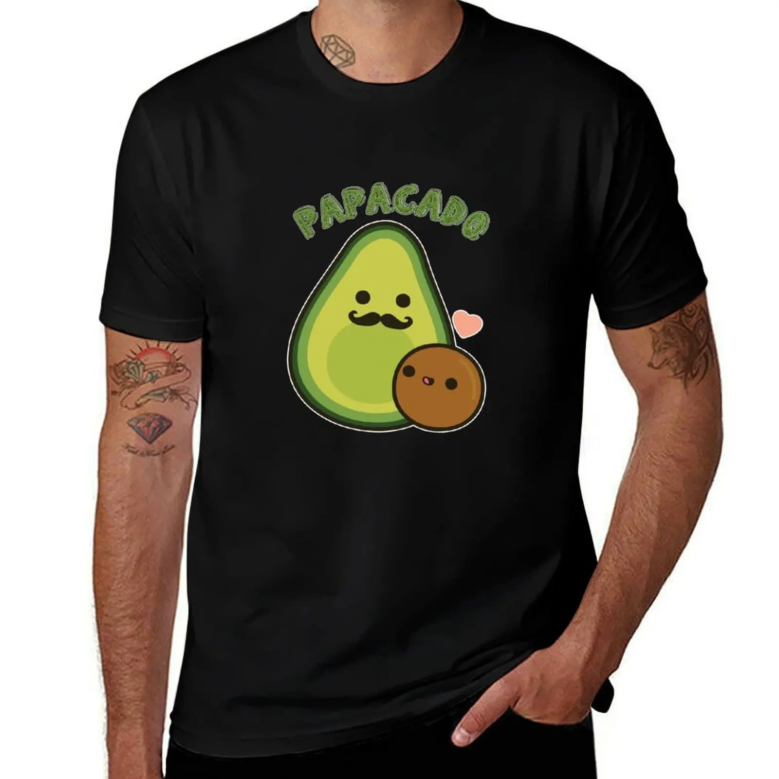Фото Футболка papacado, долговечная повседневная футболка №1