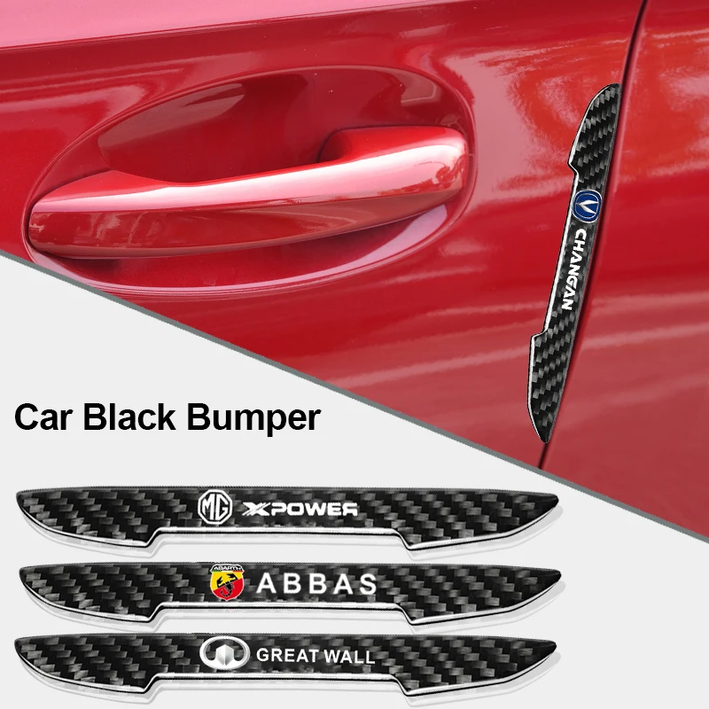 

4pc Car Sticker Door Carbon Leather Fiber Sill Plate for Mercedes AMG W124 W211 W212 W210 W203 W204 W126 W168 W169 Accessories