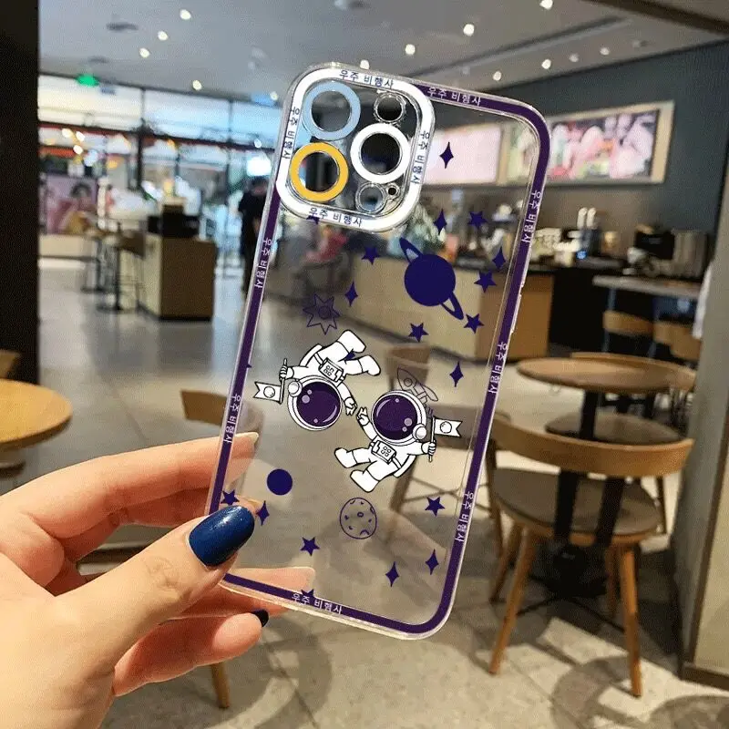 clear phone case for iphone 13 mini 11 12 pro Butterfly mobile phone shell xr xs hot explosion 14 7 8plus soft transparent cover