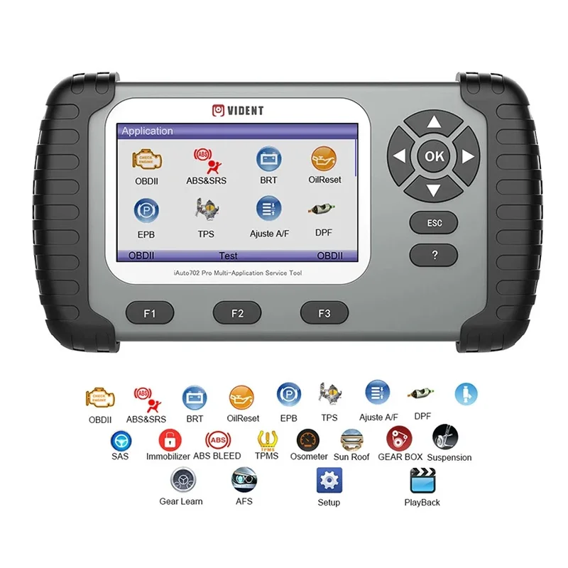 Диагностические инструменты OBDIICAT VIDENT iAuto 702 708 Pro для ABS/SRS/EPB/DPF