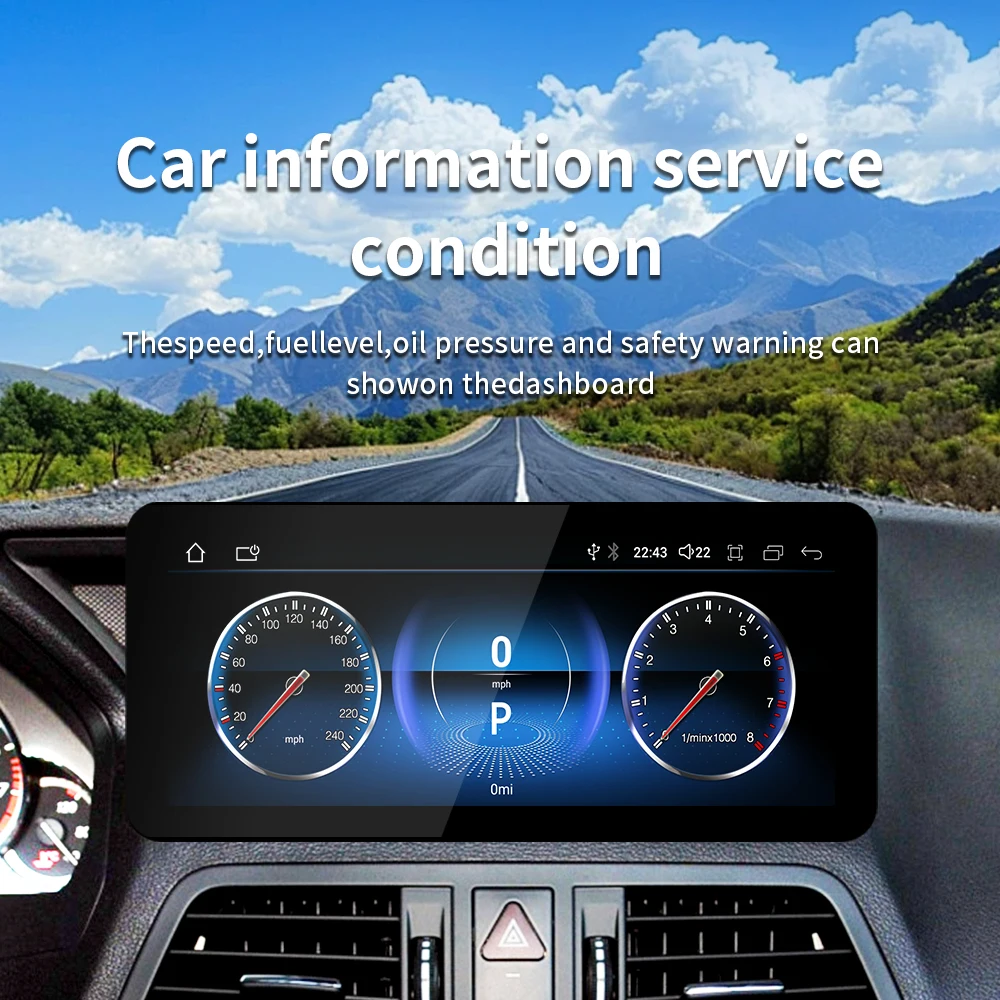 New Car Multimedia Wireless Android AUTO CarPlay 12.3inch For Mercedes Benz B E Class A207 w207 s207 radio dvd Video Player