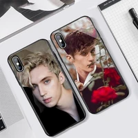 troye sivan singer phone case tempered glass for iphone 11 12 13 pro max mini 6 7 8 plus x xs xr