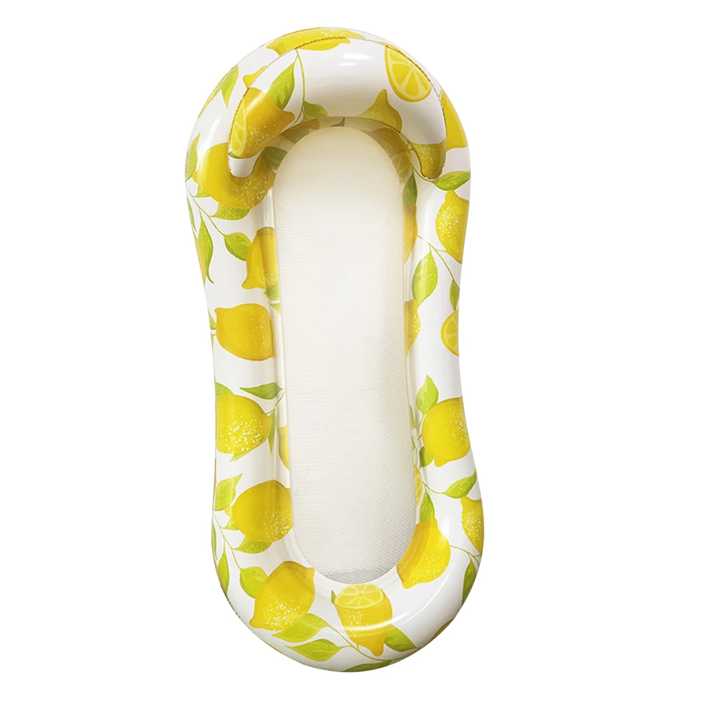 Надувной сетчатый гамак плавающий ряд плавательный бассейн загар шезлонг