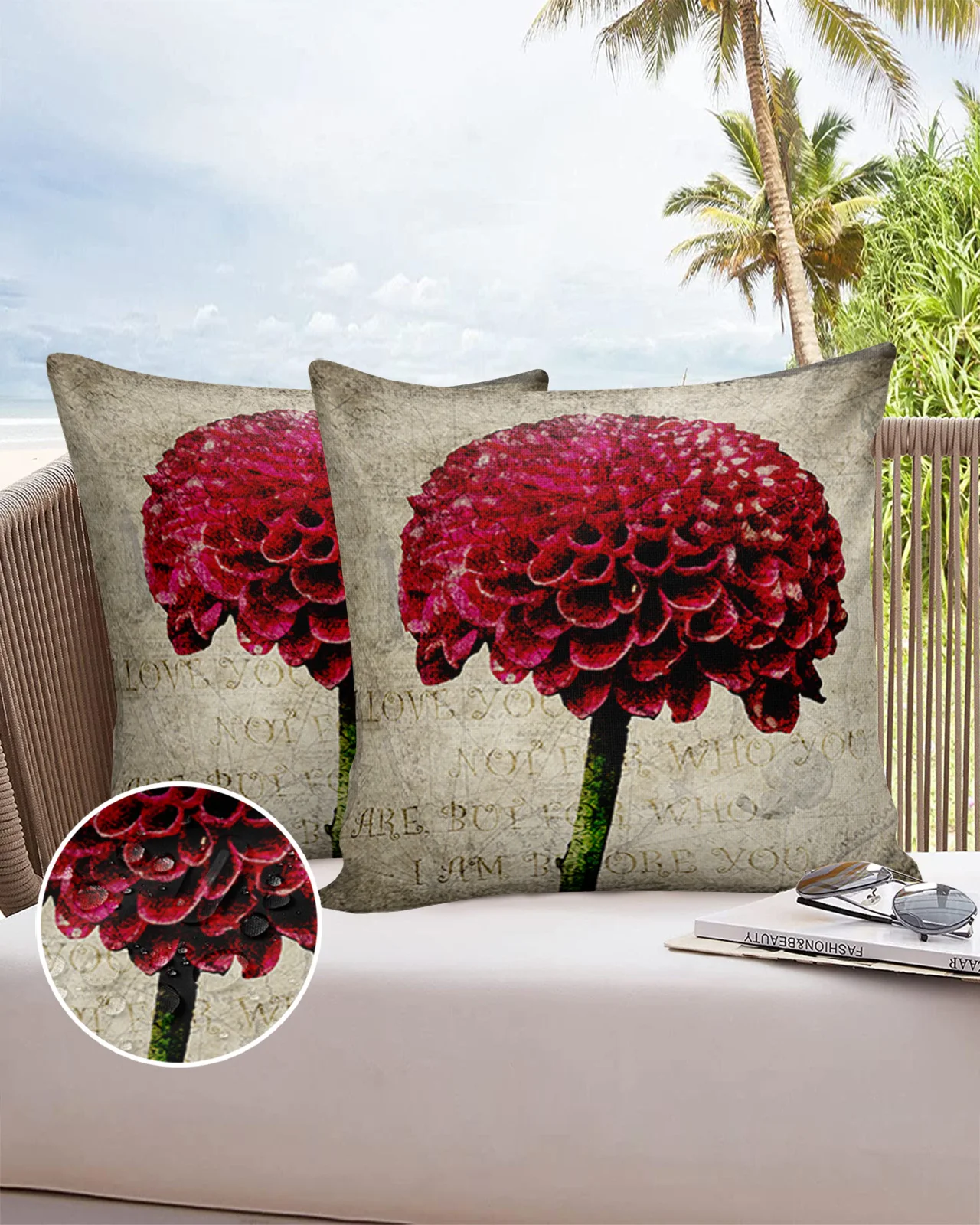 

2/4 шт., водонепроницаемые Декоративные Чехлы для диванных подушек