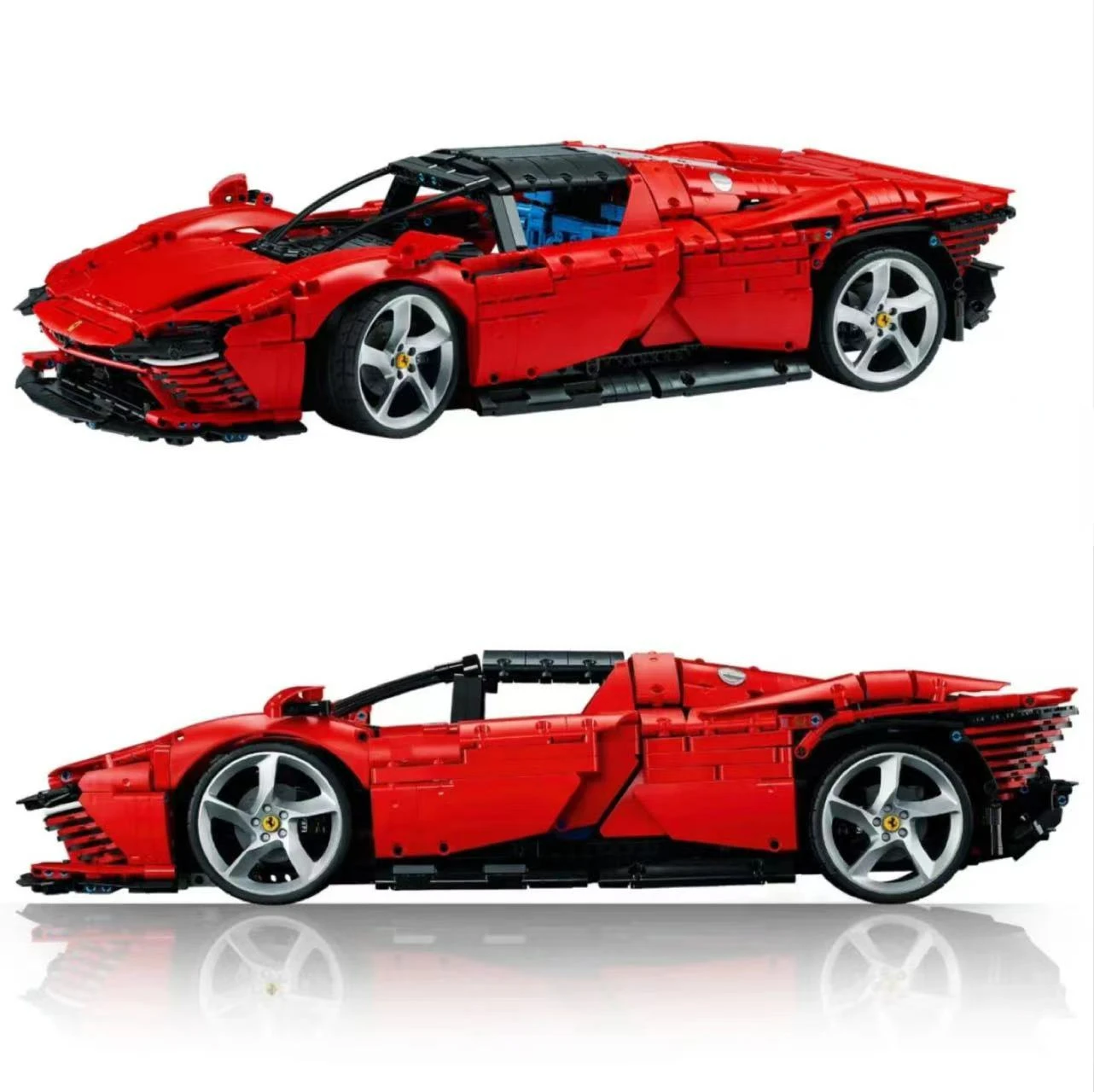 

In Stock 3778PCS Technical Ferraried Daytoinai SP3 42143 Supercar Model Building Blocks Bricks Toys For Boys Girls Birthday Gift