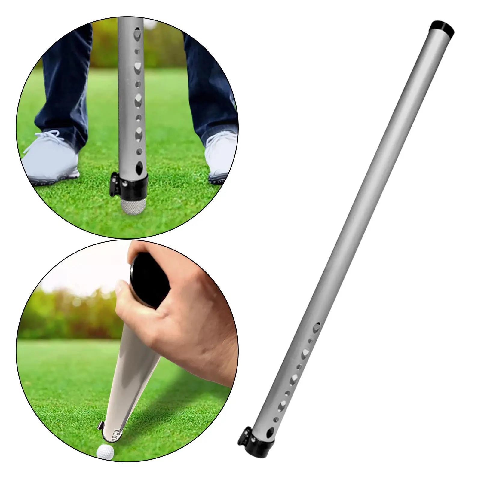 

Golf Ball Shag Tube Pick up Sucker Tool Shagger Tube 38in for Driving Range
