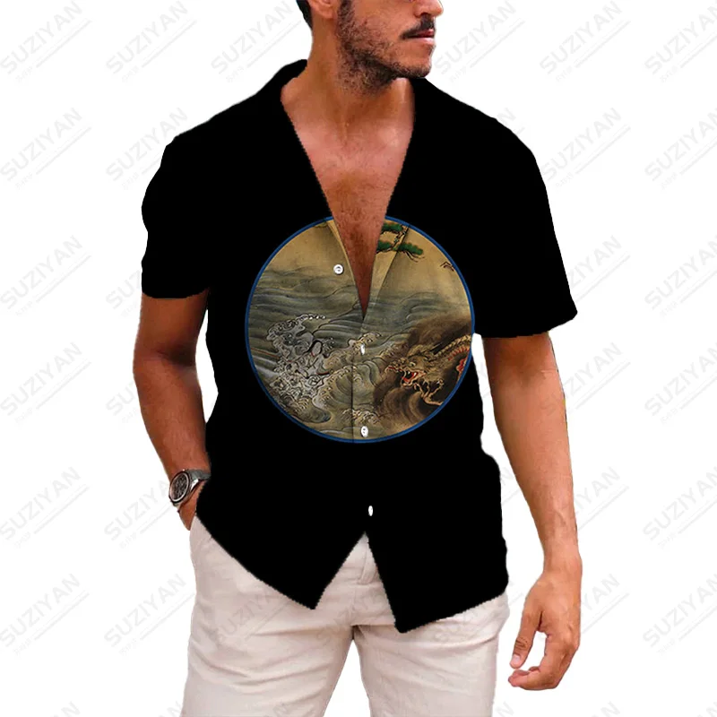 

Summer Male England Hot Selling Mens Clothes Fashionable Printed Stand Shipping Clothes Ethnic Gothic Street Top Quality