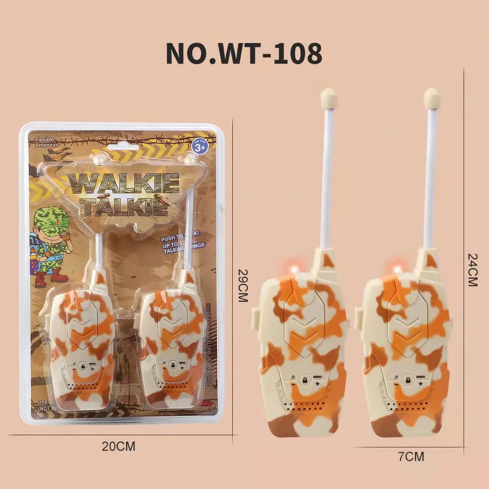 Parent-child Interactive Toy Boy Girl Radio Handheld Phone Radio Christmas Birthday Gift a Pair of Children's Walkie-talkies