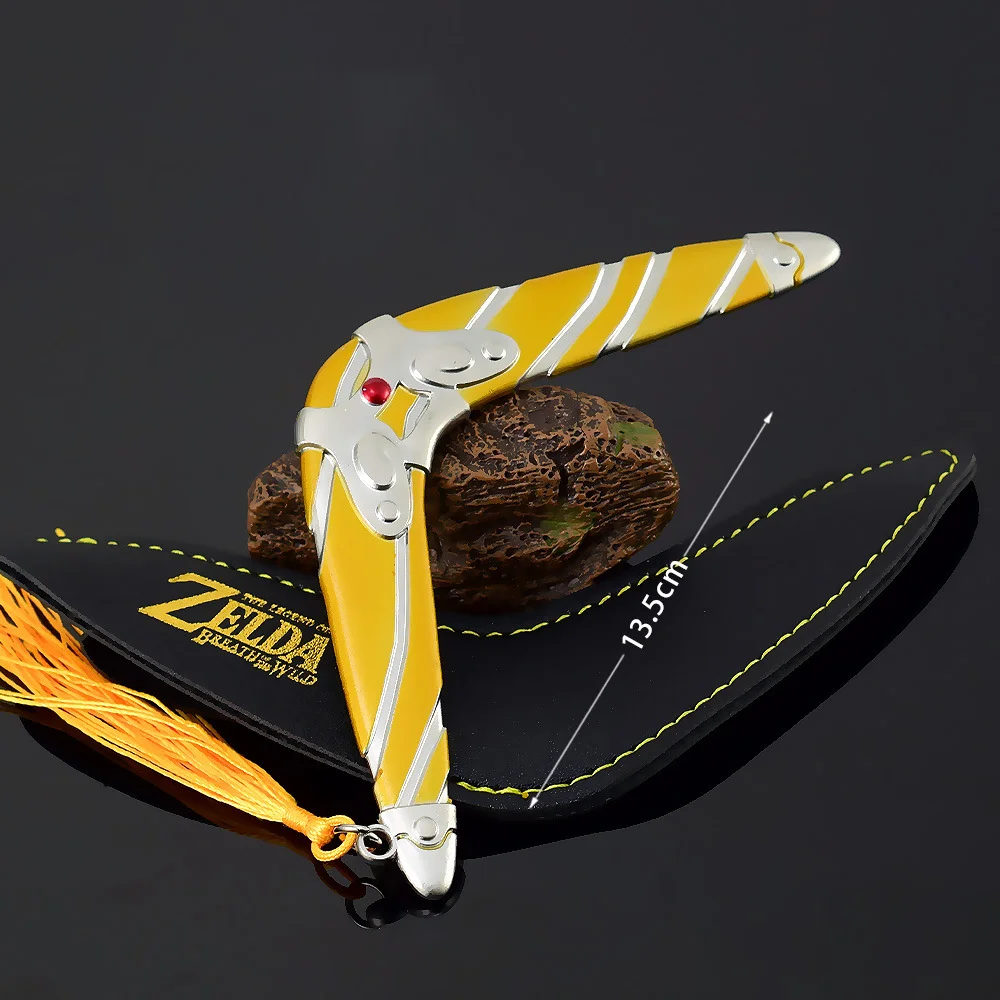 Zelda Tears of The Kingdom Sea-Breeze Boomerang The Hyrule Fantasy Link Zelda Master Sword Model Game Keychain Kids Samurai Toys