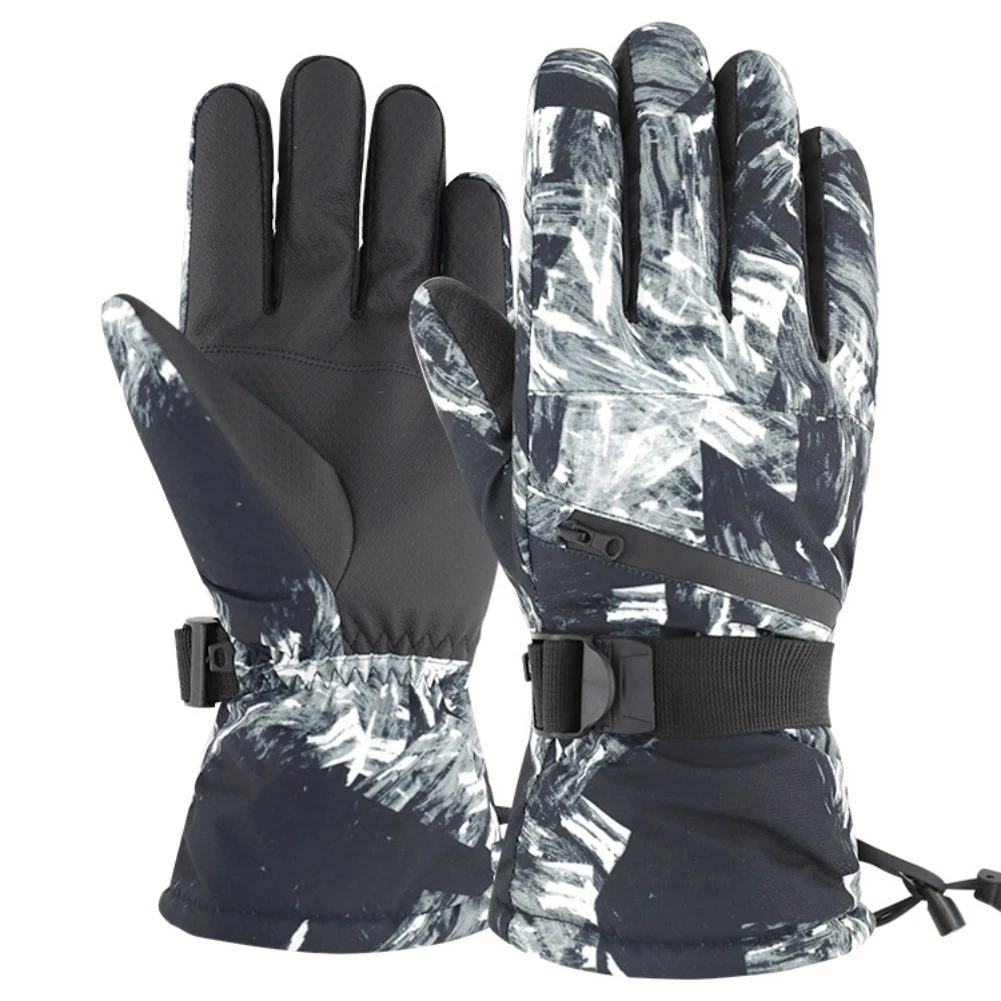 

Ski Gloves Waterproof Winter Warm Anti-slip Gloves Touch Screen Camping Hiking Motorcycle Plus Fleece Cycling Gloves