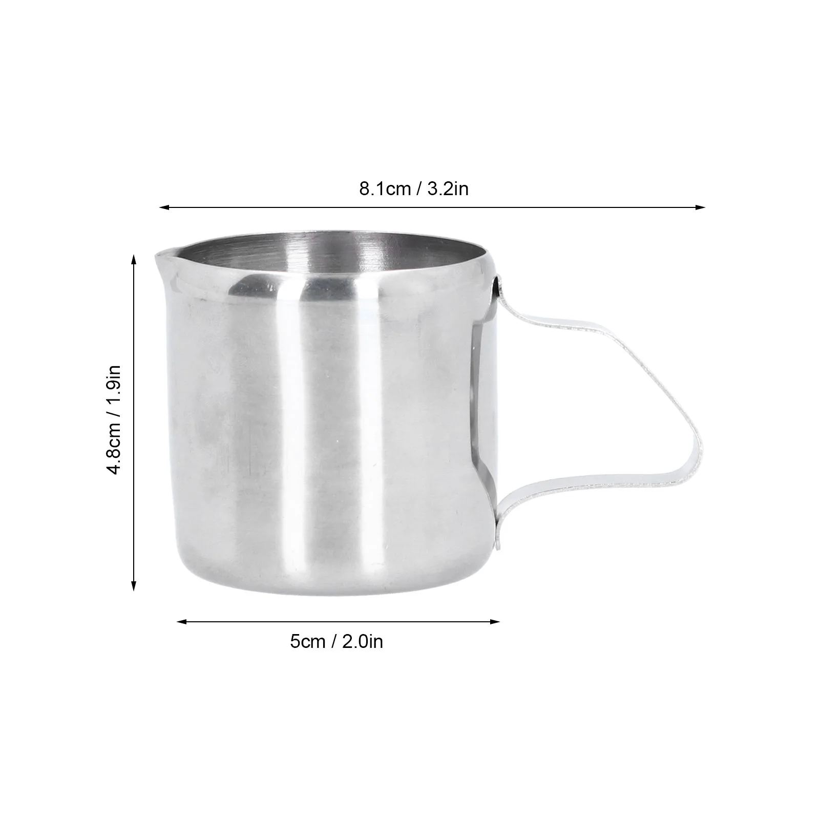 3 унции/90 мл 304 чашка для кофе из нержавеющей стали стандартная кувшин взбивания