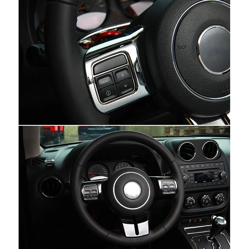 Подходит для Jeep Wrangler Patriot Compass Cherokee 2011 + встроенная в Voiture Volieurant DéCoration Couverture Garniture