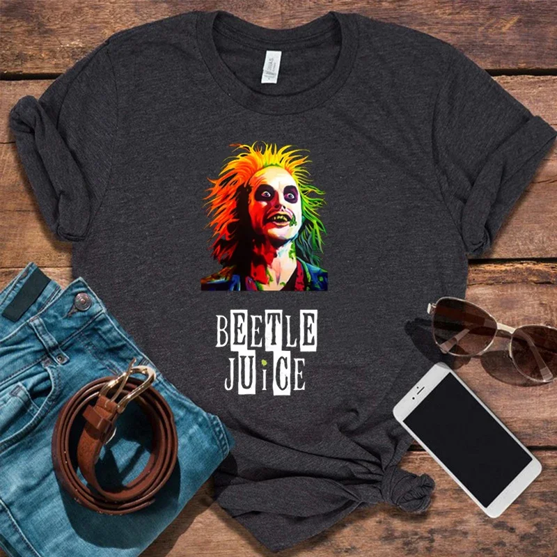 

Beetlejuice Shirt Aesthetic Clothes Vintage Shirts Beetlejuice Women T Shirt Goth Graphic T Shirts Vintage Women Clothing L