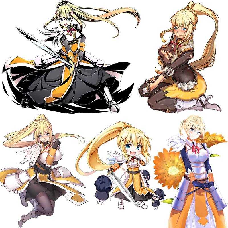 

CB6 Best Wishes For A Better World! Cute Anime Girl Darkness Lindaroze Car Hood Decals Home Decoration Wall Sticker