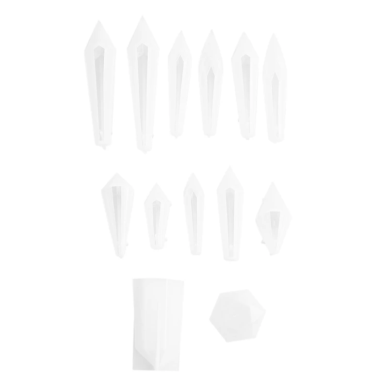 

Прозрачная силиконовая форма для сушеных цветов, смолы, декоративное ремесло «сделай сам», подвеска-Маятник из хрусталя, женская форма для ...