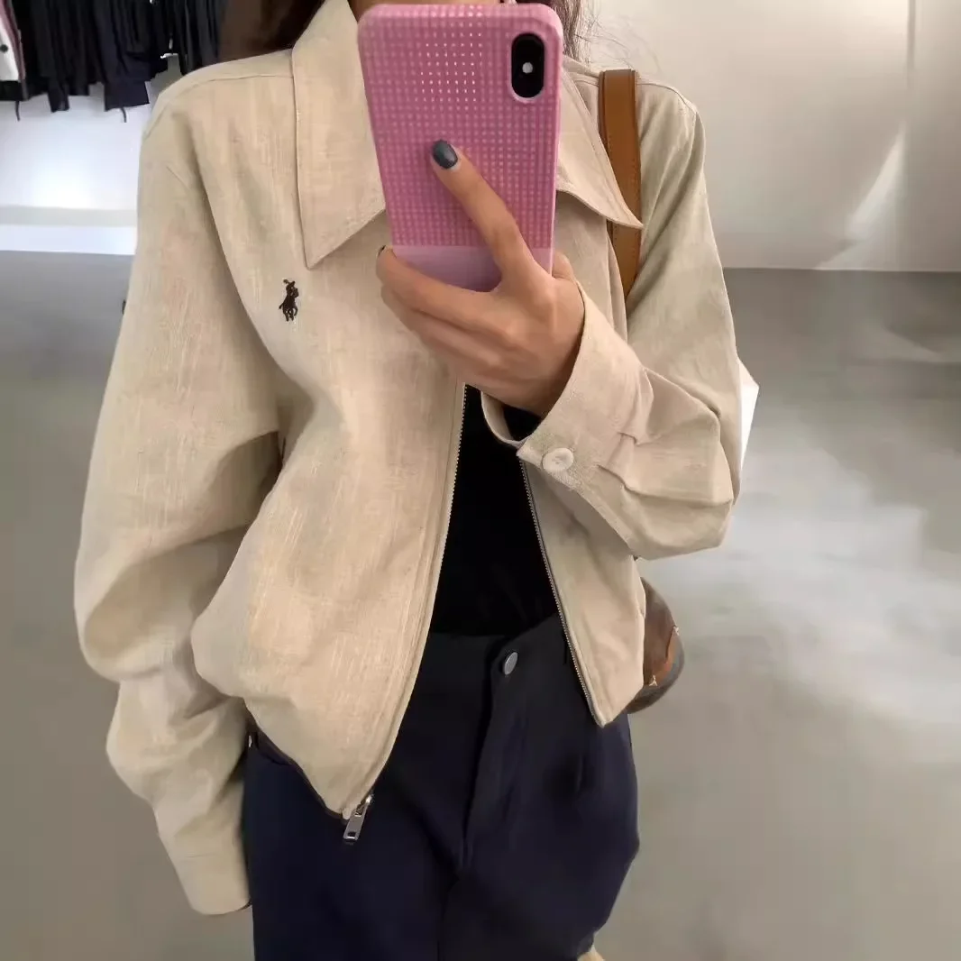 Куртка мужская короткая на молнии Классическая Повседневная Свободная верхняя