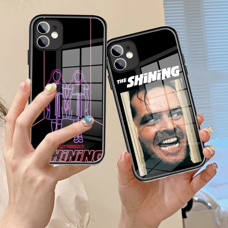 

The Shining Stanley Kubrick Movie Phone Case Glass 14 13 11 12 Pro 8 7 Plus X 13 Pro MAX XR XS MINI Black Covers